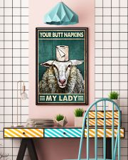 Your Butt Napkins My Lady Poster - Funny Toilet Poster - Bathroom Wall Art Decor - No Frame Full Size 11''x17'' 16''x24'' 24''x36'' 11x17 Poster lifestyle-poster-6