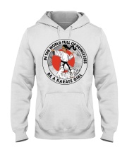 In A World Full Of Princesses Be A Karate Girl Shirt - Shirt For Karate Girls - Karate Girl Birthday Xams Gift-Hoodie Sweatshirt Long Sleeve Available Hooded Sweatshirt tile