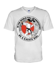 In A World Full Of Princesses Be A Karate Girl Shirt - Shirt For Karate Girls - Karate Girl Birthday Xams Gift-Hoodie Sweatshirt Long Sleeve Available V-Neck T-Shirt tile