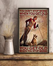 You Don't Stop Skiing When You Get Old You Get Old When You Stop Skiing Poster - Poster For Skiing Lovers - Home Wall Decor - No Frame 11x17 Poster lifestyle-poster-3