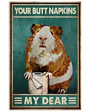 Your Butt Napkins My Dear Poster - Hamster And Paper Funny Toilet Poster - Home Decor - No Frame Full Size 11x17 16x24 24x36 Inches 11x17 Poster front