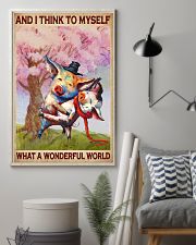And I Think To Myself What A Wonderful World Poster - Pig Dancing Vintage Retro Art Picture - Home Wall Decor - No Frame 11x17 Poster lifestyle-poster-1