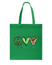 Peace Love Aloha Shirt - Shirt For Hawaii Lovers - Hawaii Lover Birthday Xmas Gift - Sweatshirt Hoodie Long Sleeve Tank Top Available - Size S To 6XL Tote Bag tile