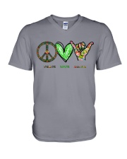 Peace Love Aloha Shirt - Shirt For Hawaii Lovers - Hawaii Lover Birthday Xmas Gift - Sweatshirt Hoodie Long Sleeve Tank Top Available - Size S To 6XL V-Neck T-Shirt tile
