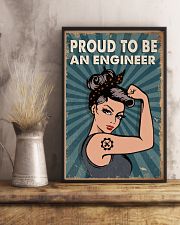 Proud To Be An Engineer Poster - Wall Art Decor - No Frame Full Size 11''x17'' 16''x24'' 24''x36'' 11x17 Poster lifestyle-poster-3