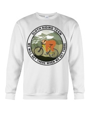 Sloth Riding Team We Will Get There When We Get There Shirt - Shirt For Cloth Loving Cyclists - Sweatshirt Hoodie Long Sleeve Tank Top Available Crewneck Sweatshirt tile