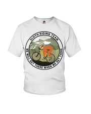 Sloth Riding Team We Will Get There When We Get There Shirt - Shirt For Cloth Loving Cyclists - Sweatshirt Hoodie Long Sleeve Tank Top Available Youth T-Shirt tile
