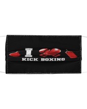 I Love Kick Boxing Face Mask - Kick Boxer Cloth face mask front