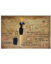 Once You Have Tasted Flight You Will Forever Walk The Earth With Your Eyes Turned Skyward Poster - Poster For Flight Attendants - Home Wall Decor 17x11 Poster front