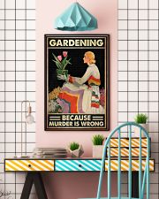 Gardening Because Murder Is Wrong Poster - Poster For Gardeners - Gardener Vintage At Picture - Home Wall Decor - No Frame 11x17 Poster lifestyle-poster-6