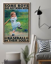 Some Boys Are Just Born With Baseball In Their Souls Poster - Poster For Baseball Player - Player Birthday Xmas Gift - Home Decor - Wall Art 11x17 Poster lifestyle-poster-1