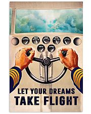 Let Your Dream Take Flight Poster - Poster For Pilots - Pilot Birthday Xmas Gift - Home Decor - Wall Art - No Frame Full Size 11x17 16x24 24x36 Inches 11x17 Poster front