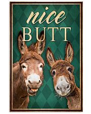 Nice Butt Poster - Mules Funny Bathroom Poster - Bathroom Wall Art Decor - No Frame Full Size 11''x17'' 16''x24'' 24''x36'' 11x17 Poster front
