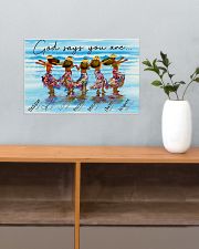 God Says You Are Unique Special Lovely Precious Strong Chosen Forgiven Poster - Poster For Hawaii Lovers - Home Decor - Wall Art - No Frame 17x11 Poster poster-landscape-17x11-lifestyle-24
