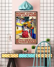 Some Girls Are Just Born With Mexico In Their Souls Poster - Wall Art Decor - No Frame Full Size 11''x17'' 16''x24'' 24''x36'' 11x17 Poster lifestyle-poster-6