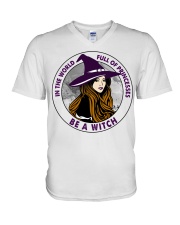 In The World Full Of Princesses Be A Witch T-Shirt Sweatshirt Hoodie Long Sleeve Tank Top For Women - Size S To 6XL V-Neck T-Shirt tile