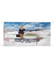And She Lived Happily Ever After Face Mark - Face Mask For Flight Attendant - Flight Attendant Cloth face mask front