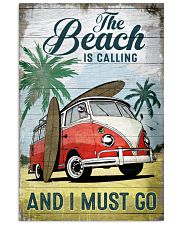 The Beach Is Calling And I Must Go Poster - Poster For Beach Lovers - Beach Lover Birthday Xmas Gift - Home Decor - Wall Art - No Frame 11x17 Poster front