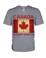 Canada Already Great Eh V-Neck T-Shirt tile