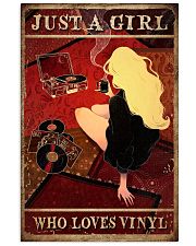 Just A Girl Who Loves Vinyl Poster - Wall Art Decor - No Frame Full Size 11''x17'' 16''x24'' 24''x36'' 11x17 Poster front