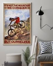 It's Not The Mountain We Conquer But Ourselves Poster - Poster For Mountain Bicycle Riders - Home Wall Decor - No Frame 11x17 Poster lifestyle-poster-1