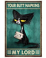 Your Butt Napkins My Lord Poster - Black Cat And Paper Funny Toilet Poster - Bathroom Wall Art Decor -No Frame Full Size 11''x17'' 16''x24'' 24''x36'' 11x17 Poster front