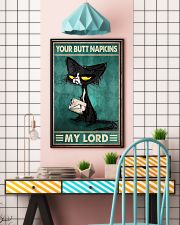 Your Butt Napkins My Lord Poster - Black Cat And Paper Funny Toilet Poster - Bathroom Wall Art Decor -No Frame Full Size 11''x17'' 16''x24'' 24''x36'' 11x17 Poster lifestyle-poster-6