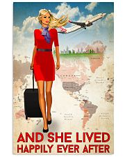 And She Lived Happily Ever After Poster - Poster For Flight Attendants - Home Decor - No Frame Full Size 11x17 16x24 24x36 Inches 11x17 Poster front