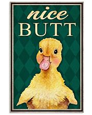 Nice Butt Poster - Duck Funny Toilet Poster - Bathroom Wall Art Decor - No Frame Full Size 11''x17'' 16''x24'' 24''x36'' 11x17 Poster front