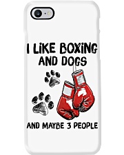 I Like Boxing And Dogs And Maybe 3 People Shirt - Shirt For Boxers - Boxer Birthday Xmas Gift Phone Case tile