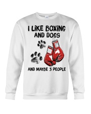 I Like Boxing And Dogs And Maybe 3 People Shirt - Shirt For Boxers - Boxer Birthday Xmas Gift Crewneck Sweatshirt tile