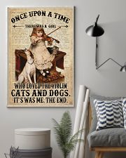 Once Upon A Time There Was A Girl Who Loved The Violin Cats And Dogs It Was Me The End Poster - Poster For Violin Cat And Dog Lovers -Home Wall Decor 11x17 Poster lifestyle-poster-1