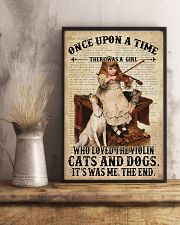 Once Upon A Time There Was A Girl Who Loved The Violin Cats And Dogs It Was Me The End Poster - Poster For Violin Cat And Dog Lovers -Home Wall Decor 11x17 Poster lifestyle-poster-3