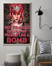 Not Fragile Like A Flower Fragile Like A Bomb Poster - Wall Art - No Frame Full Size 11''x17'' 16''x24'' 24''x36'' 11x17 Poster lifestyle-poster-1