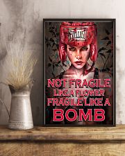 Not Fragile Like A Flower Fragile Like A Bomb Poster - Wall Art - No Frame Full Size 11''x17'' 16''x24'' 24''x36'' 11x17 Poster lifestyle-poster-3