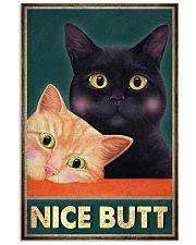 Nice Butt Poster - Cats Funny Toilet Poster - Bathroom Wall Art Decor - No Frame Full Size 11''x17'' 16''x24'' 24''x36'' 11x17 Poster front