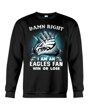 I AM EAGLES FAN Crewneck Sweatshirt thumbnail