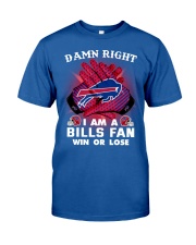 I AM BILLS FAN SHIRT Classic T-Shirt front