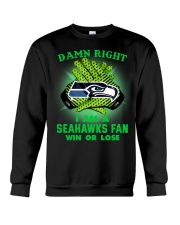 I AM SEAHAWKS FAN SHIRT Crewneck Sweatshirt thumbnail