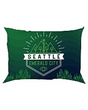 Seattle Emerald City Pattern Rectangular Pillowcase thumbnail