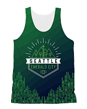 Seattle Emerald City Pattern All-over Unisex Tank thumbnail