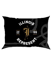 Illinois Represent Pattern Rectangular Pillowcase thumbnail