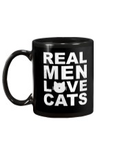 Real Man Love Cats Mug back