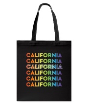 California Rainbow Gradient Tote Bag thumbnail