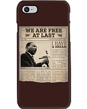 MLK Day At Last Newspaper Phone Case thumbnail