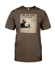 MLK Day At Last Newspaper Premium Fit Mens Tee thumbnail