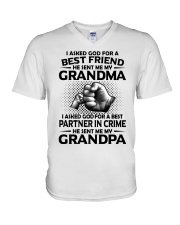 Grandma is my best friend V-Neck T-Shirt thumbnail
