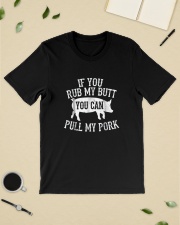 BBQ Rub My Butt Pull My Pork Smoker Grilling Barbe Classic T-Shirt lifestyle-mens-crewneck-front-19