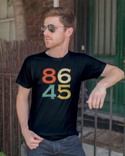 Classic Vintage Style 86 45 Anti Trump T-Shirt Classic T-Shirt lifestyle-mens-crewneck-front-2