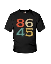 Classic Vintage Style 86 45 Anti Trump T-Shirt Youth T-Shirt thumbnail
